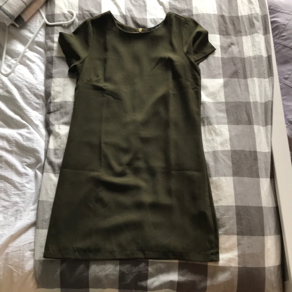 Lulus Olive Green Shift Dress